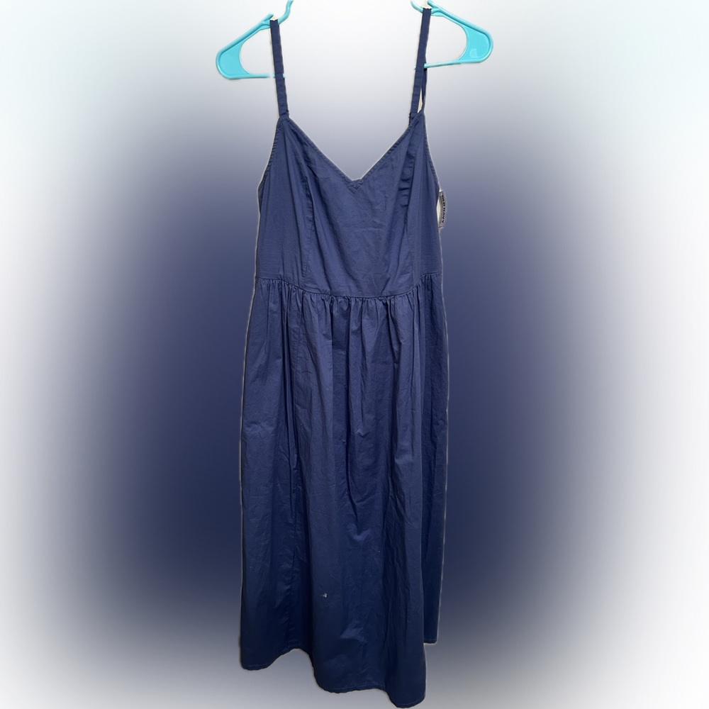 Old Navy navy blue sun dress, size medium